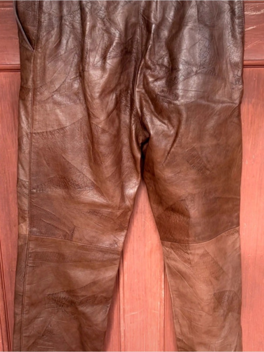 Vintage Brown Leather Pants!!